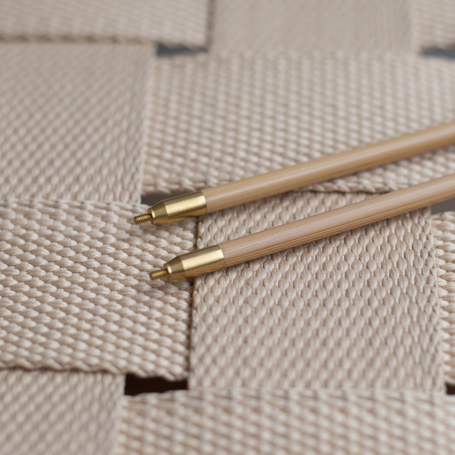 closeup af SeeKnit udskiftelige pinde 14cm