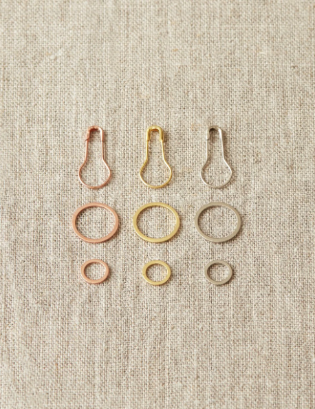 Precious metal Stitch Markers fra Cocoknits