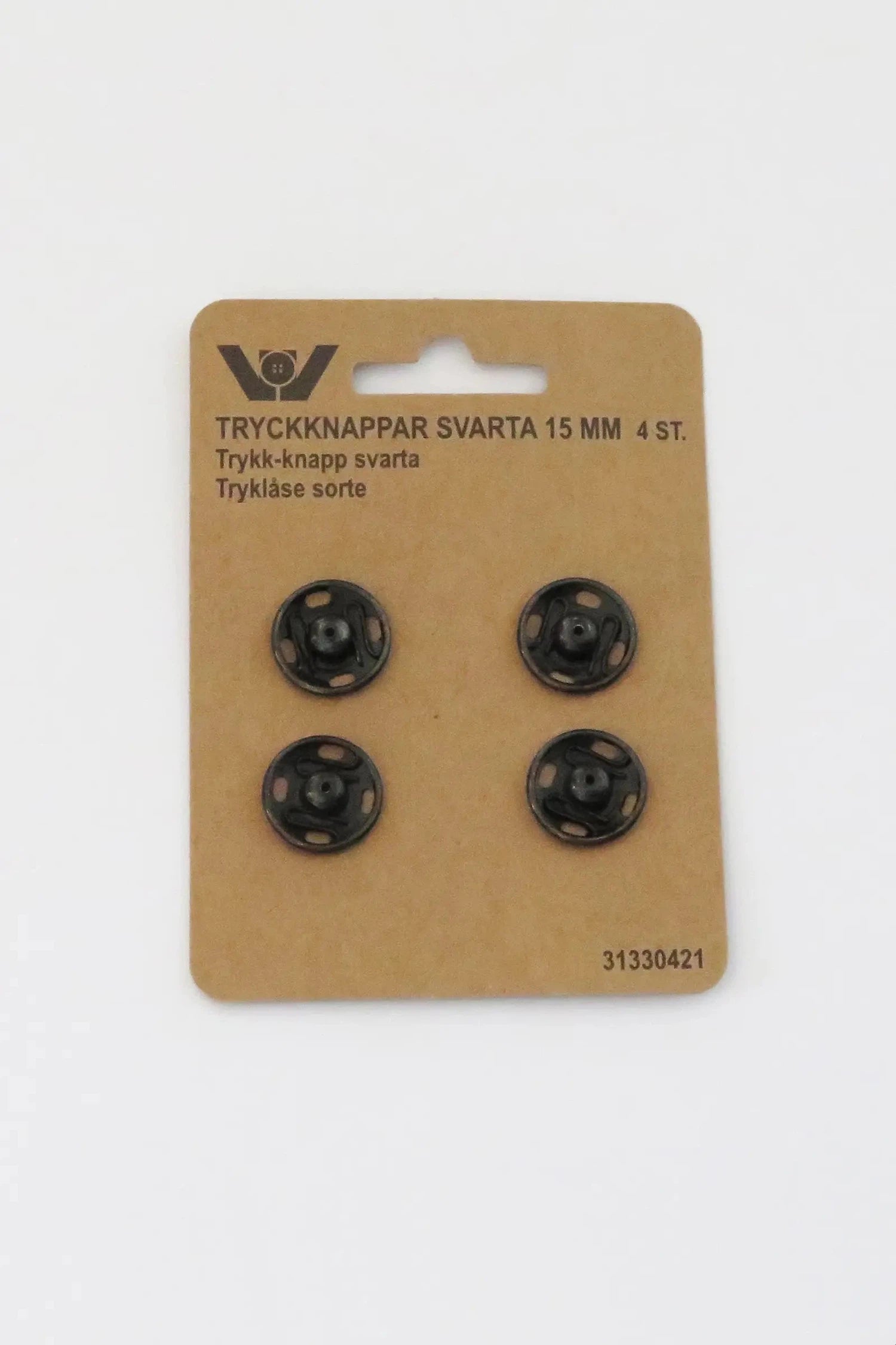 Trykknapper 9-15mm